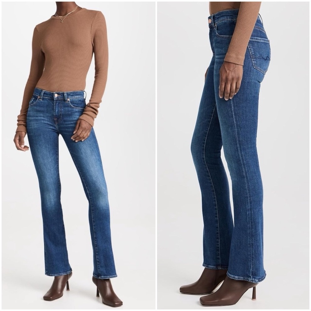 7 For All Mankind Low Rise Original Bootcut
Jeans Women's 28 - Picture 5 of 13